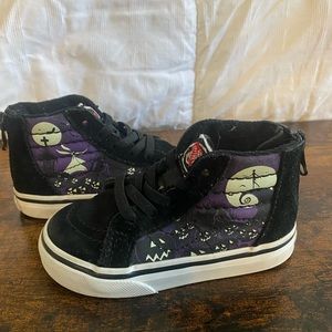 6C toddler Vans Nightmare Before Christmas high tops